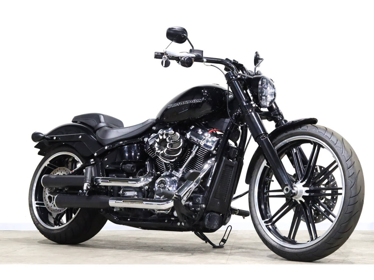 ハーレー FXBRS 2020y ブレイクアウト 低走行 12755km R260mm アレンネスエアクリーナー カルトワークスフォークカバー拍卖