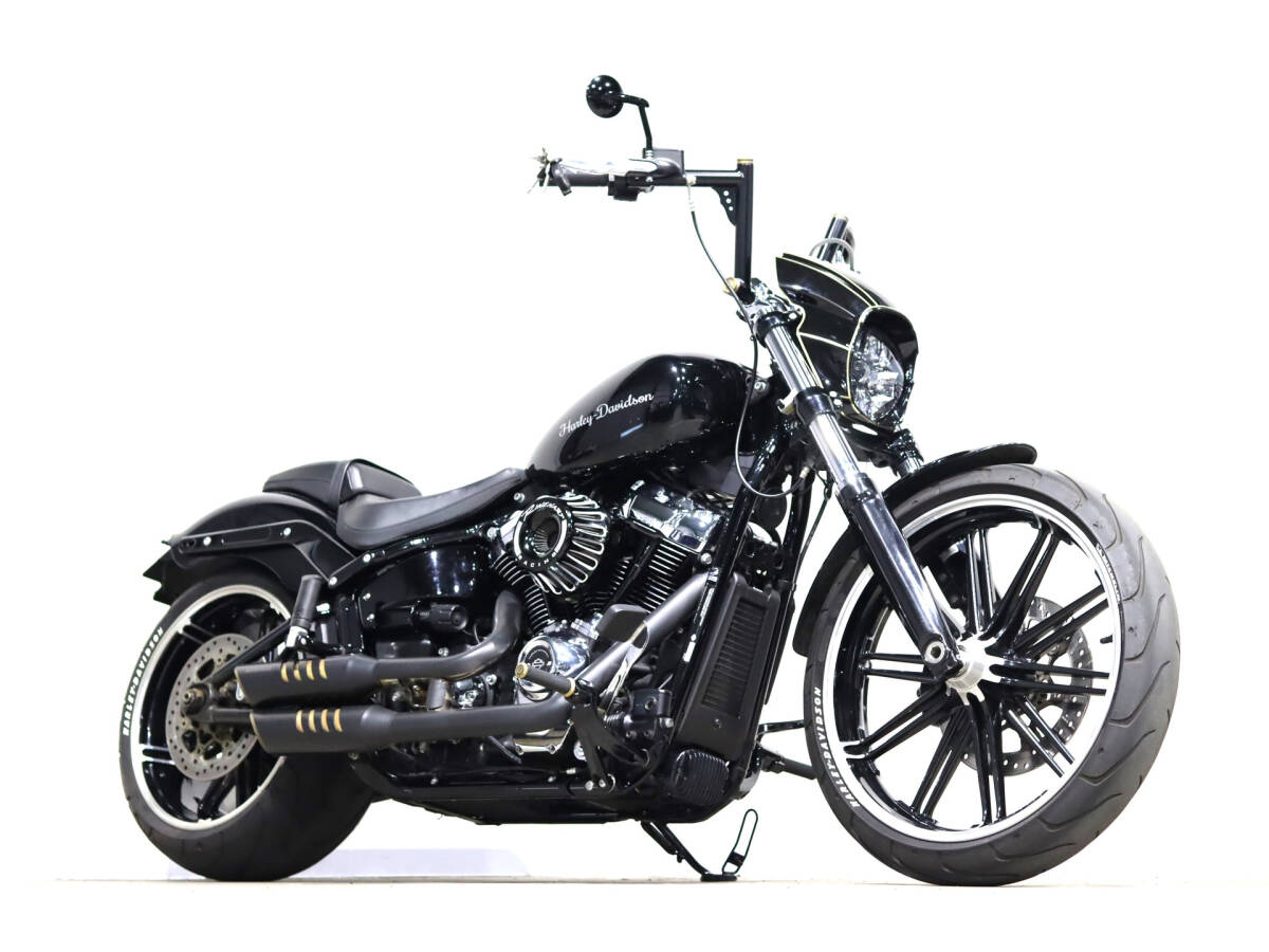 ハーレー FXBRS ブレイクアウト 2020y MW8 1868cc T-manハイカム搭載 MOTORSTAGEマフラー RINEHARTエアクリ ETC2.0拍卖