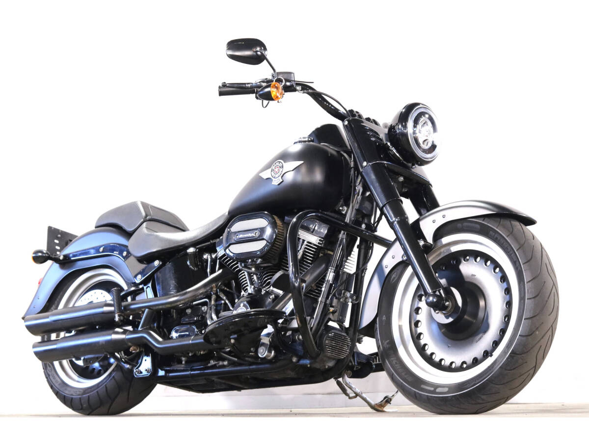 ハーレー FLSTFBS 2017y SE110B 1800cc 10679km 低走行 HD純正OPデイメーカーLEDヘッドランプ/エンジンガード ABS拍卖