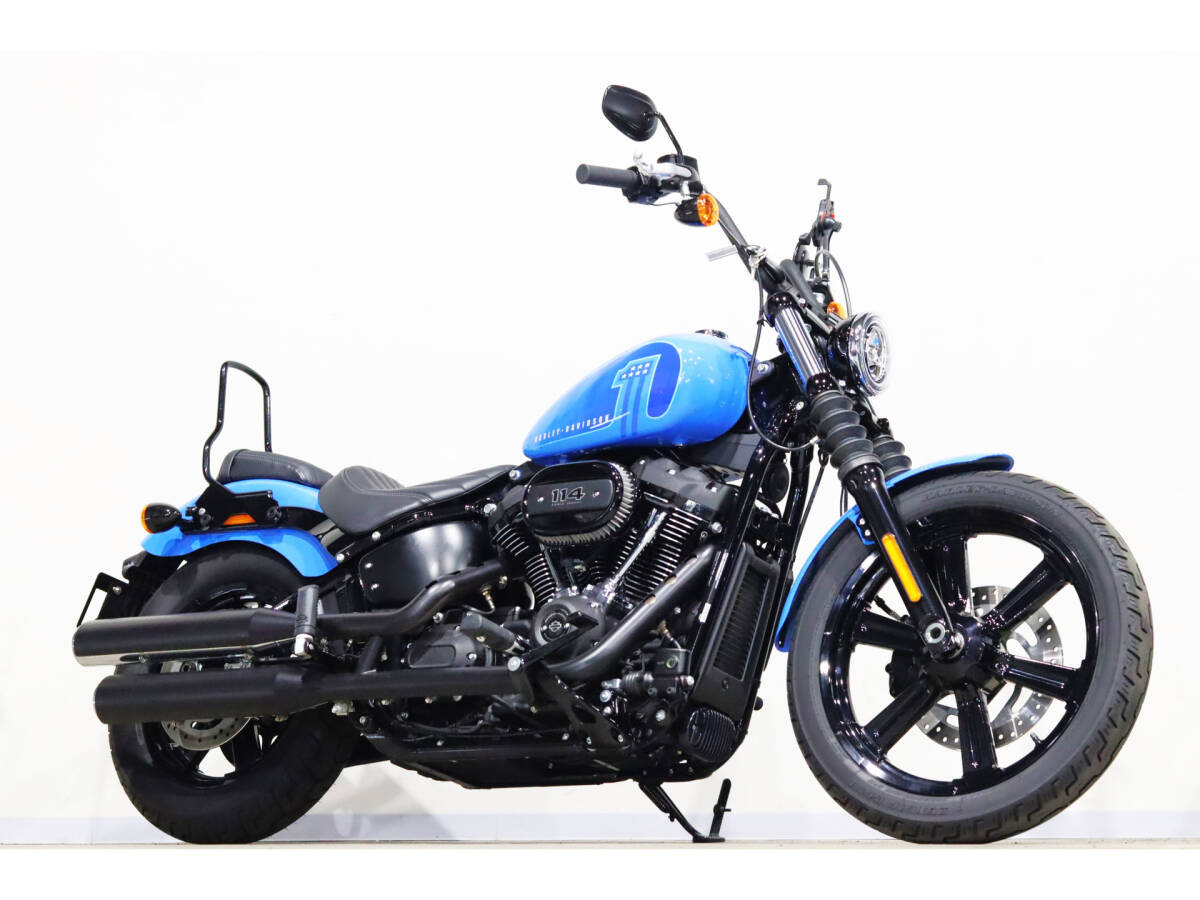 ハーレー FXBBS ストリートボブ114 2022y M8 1752km 低走行 MCS 14.5インチデタッチャブルシーシーバー ETC拍卖