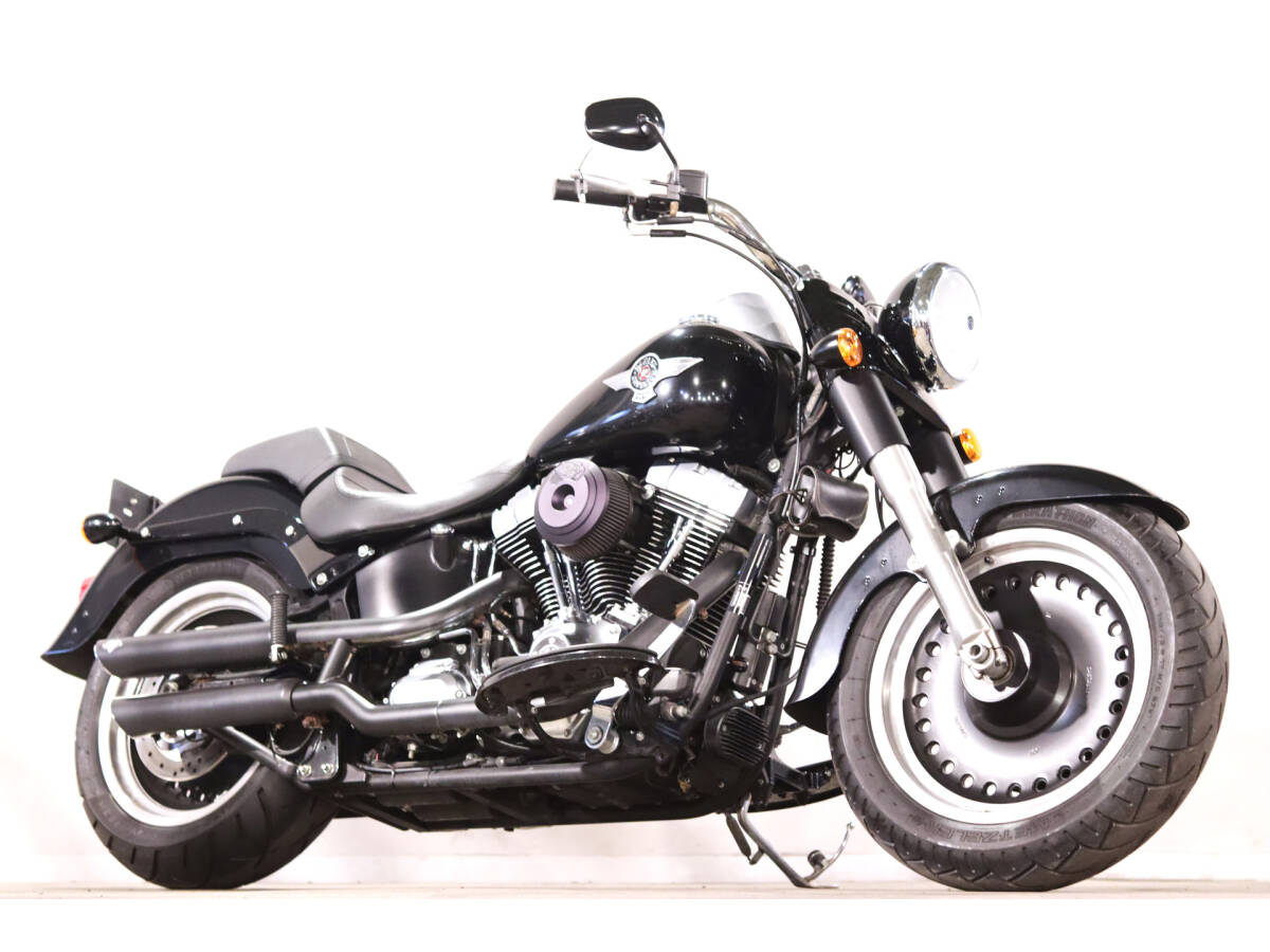 ハーレー FLSTFB ファットボーイロー 2012y TC96B 1584cc 6565km 低走行 VANCEツインスラッシュマフラー/エアクリ ETC 検8/3拍卖