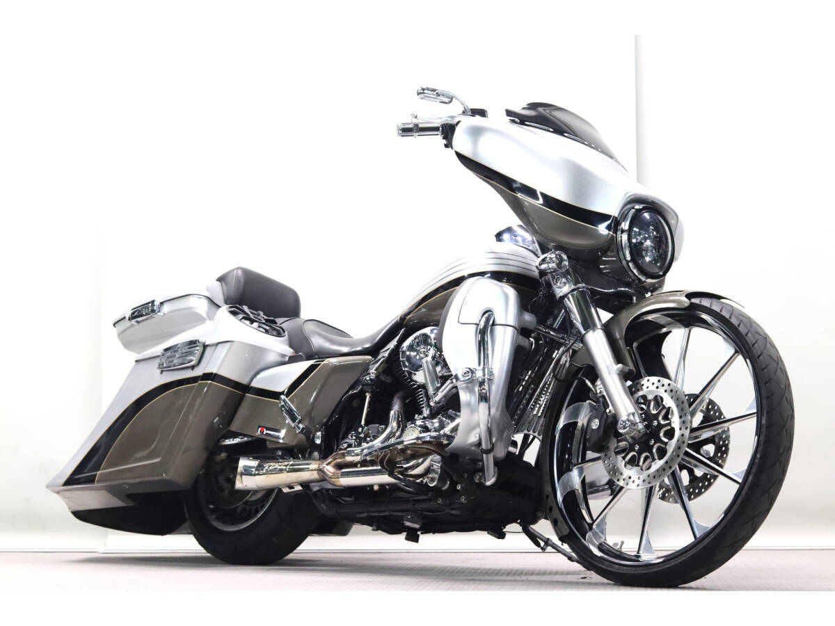 ハーレーFLHTCUウルトラ バガーカスタム 2009y TC96 1580cc PM26インチホイール 萬羽Rギア TBR2in1マフラー ツアーパック拍卖