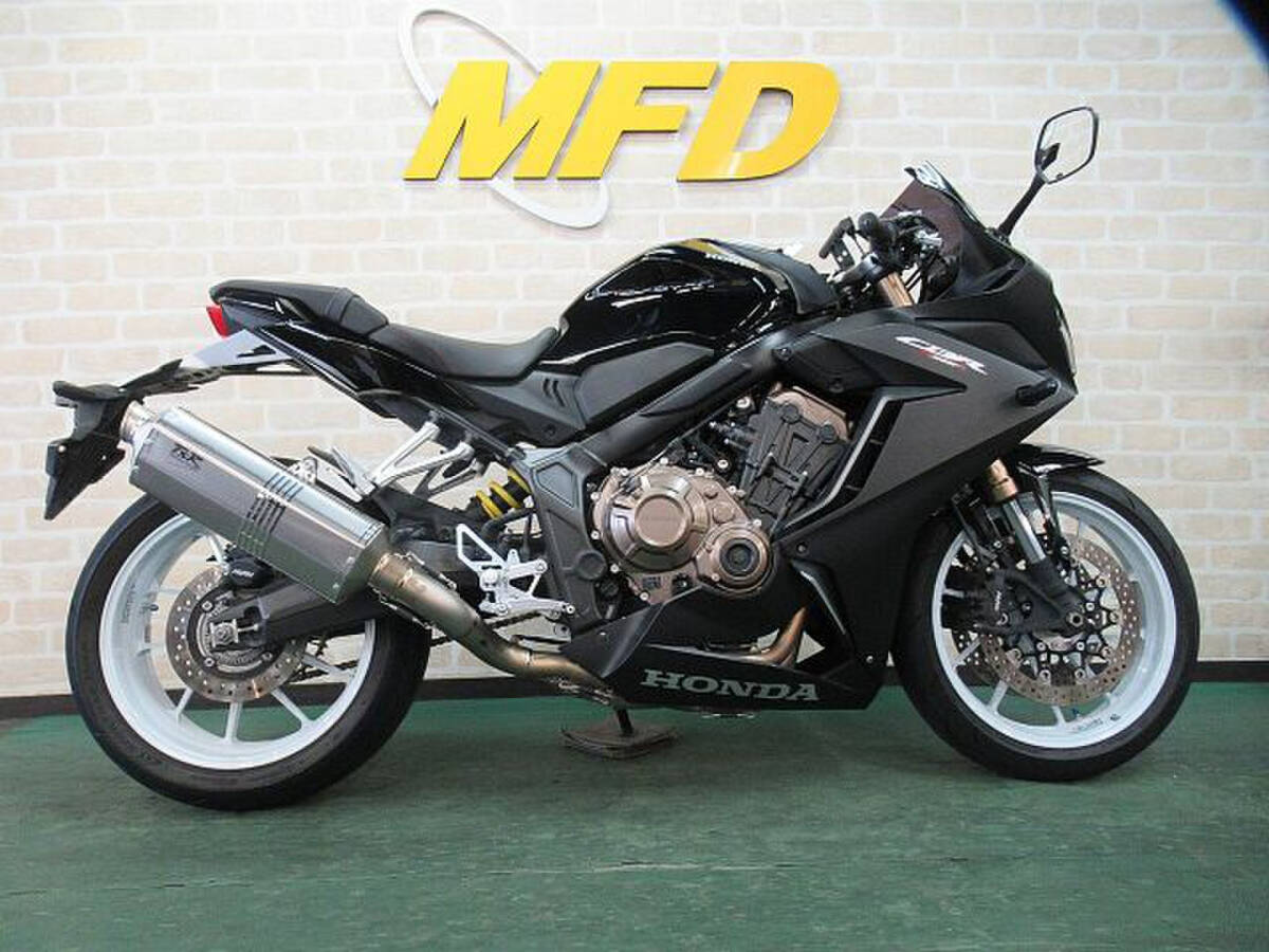 ★MFD大阪★ホンダ CBR650R RH03 黒 2021年モデル 前後ゲイルスピードホイール TSRマフラー シフター拍卖