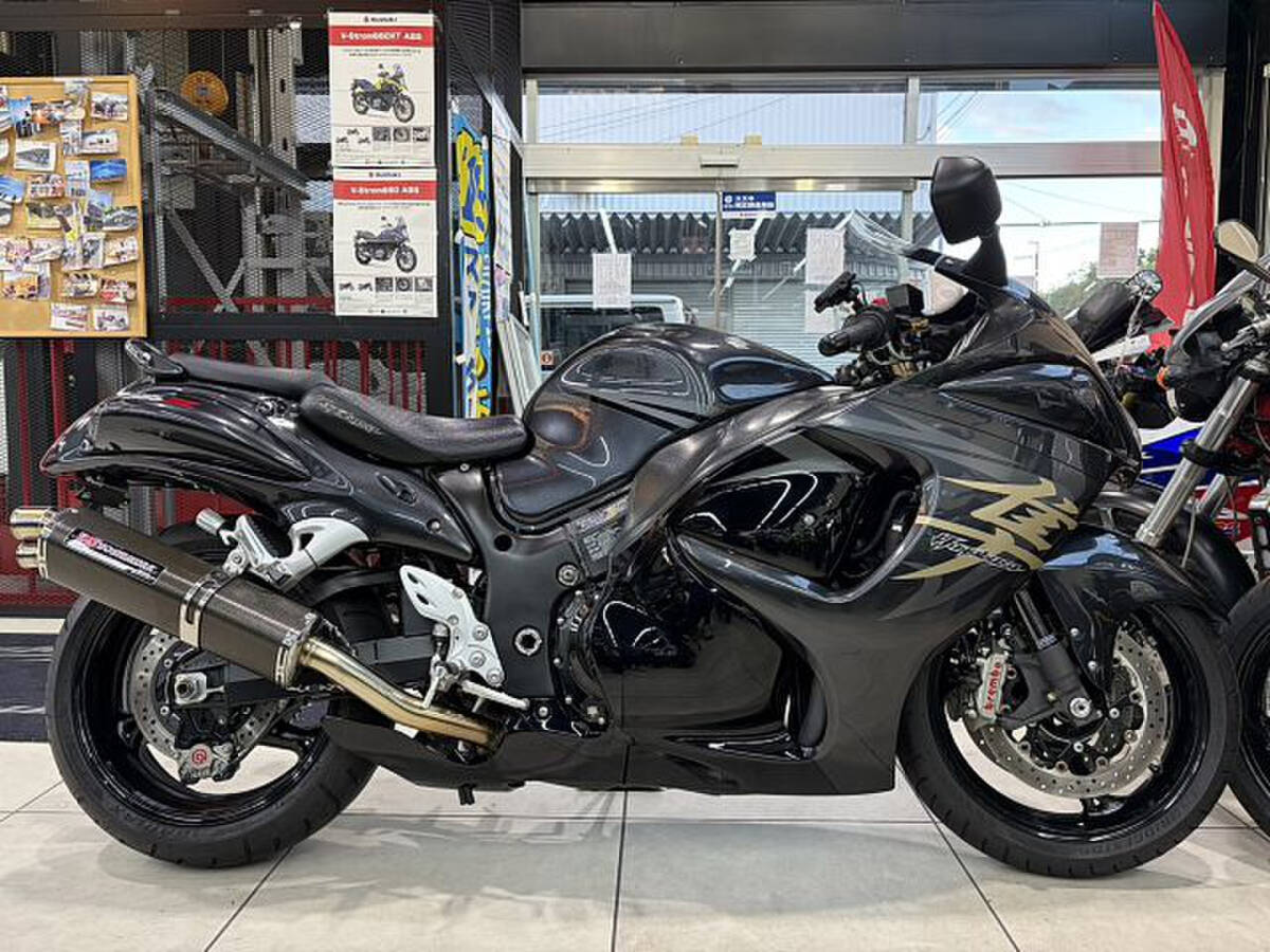 【MFD寝屋川店】SUZUKI GSX1300R ハヤブサ ヨシムラマフラー ブレンボ 社外サスペンション 社外レバー フェンダーレス シート拍卖