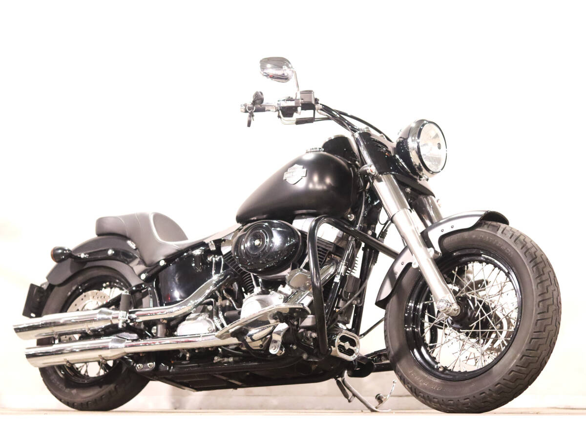 ハーレー FLS ソフテイルスリム 2013y TC96B DANNYGRAYシート エンジンガード KURYAKYNフロアボード DSグリップ ABS拍卖