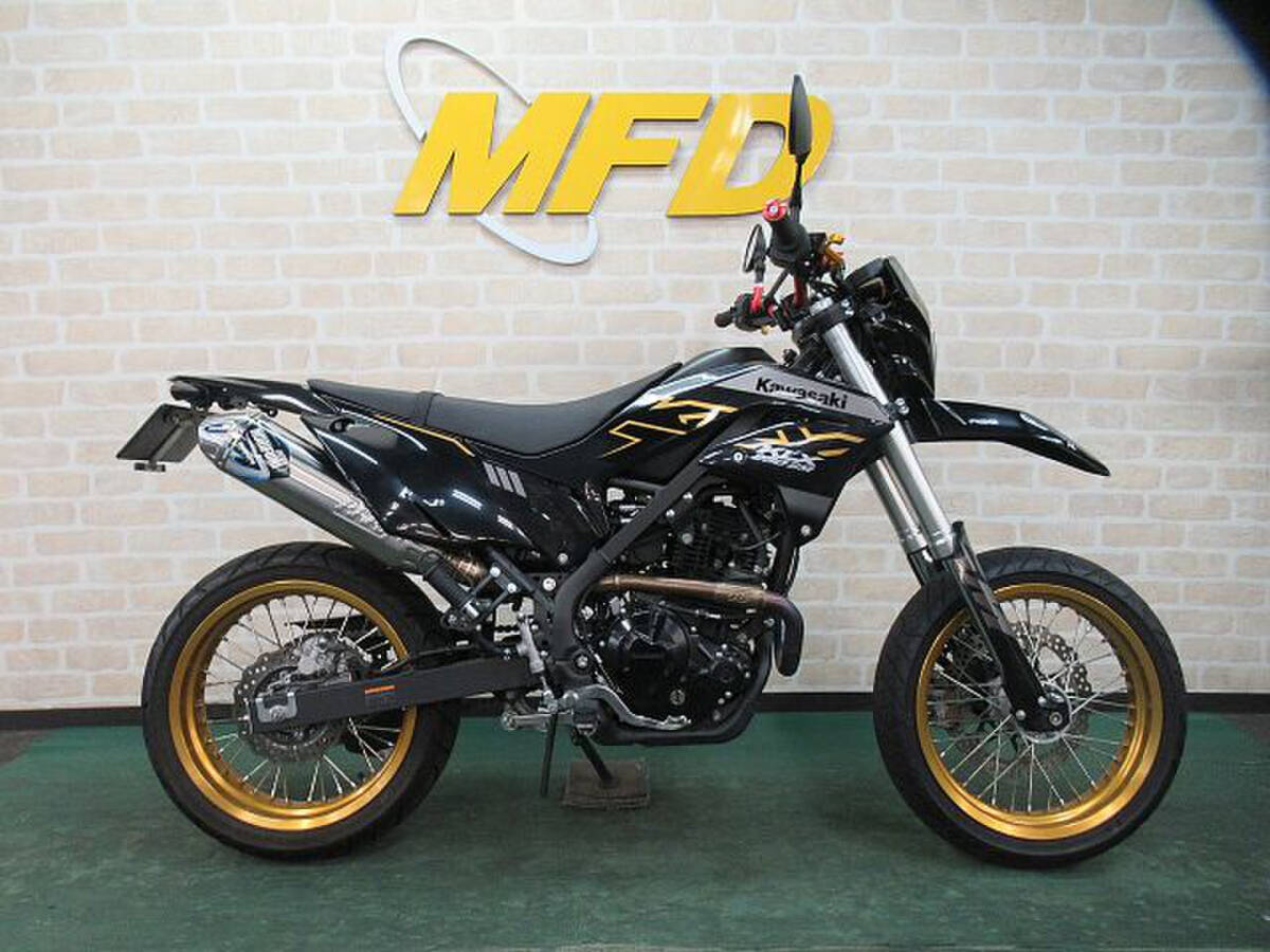 ★MFD大阪★カワサキ KLX230SM LX230A 2023年モデル 黒 モタード ZETA ノリフミ KLX WR拍卖