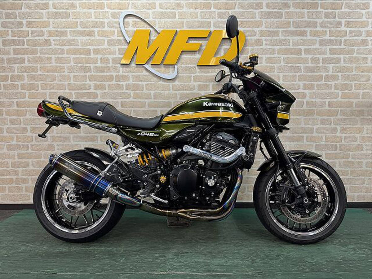 ★MFD大阪★カワサキ Z900RS ZR900C 緑 2021年モデル オーリンズ ウィリー OVERレーシング アーキ拍卖