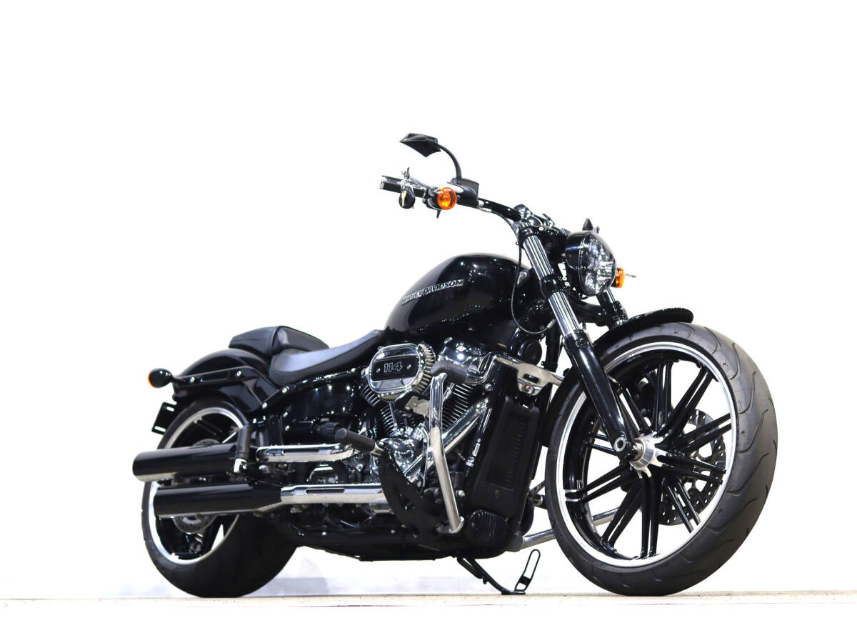 ハーレー FXBRS 2021y 5042km Milwaukee-Eight114 1868cc ドラッグバーハンドル シェイプリアビューミラー ETC 検9/1拍卖