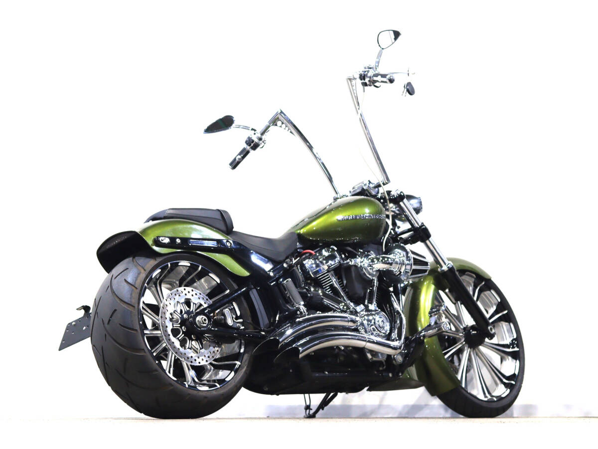 ハーレー FXBRS ソフテイルブレイクアウト 2022y 3459km 23&18PMホイール バンスマフラー アレンネスエアクリ ウィンカーケラーマン拍卖