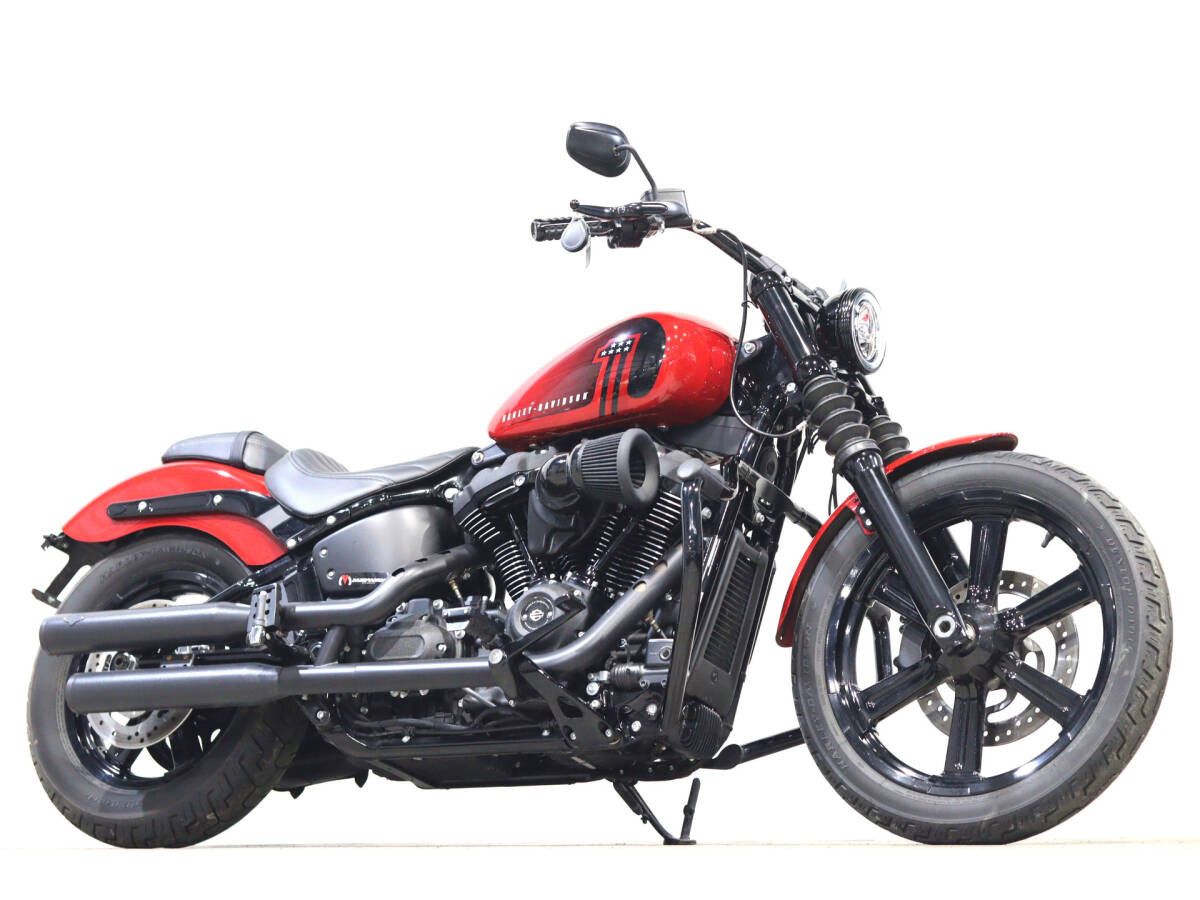ハーレー FXBBS ストリートボブ 2022y 1868cc 5203km Vanceマフラー ArlenNessエアクリ ハリウッドハンドルバー エンジンガード ETC拍卖