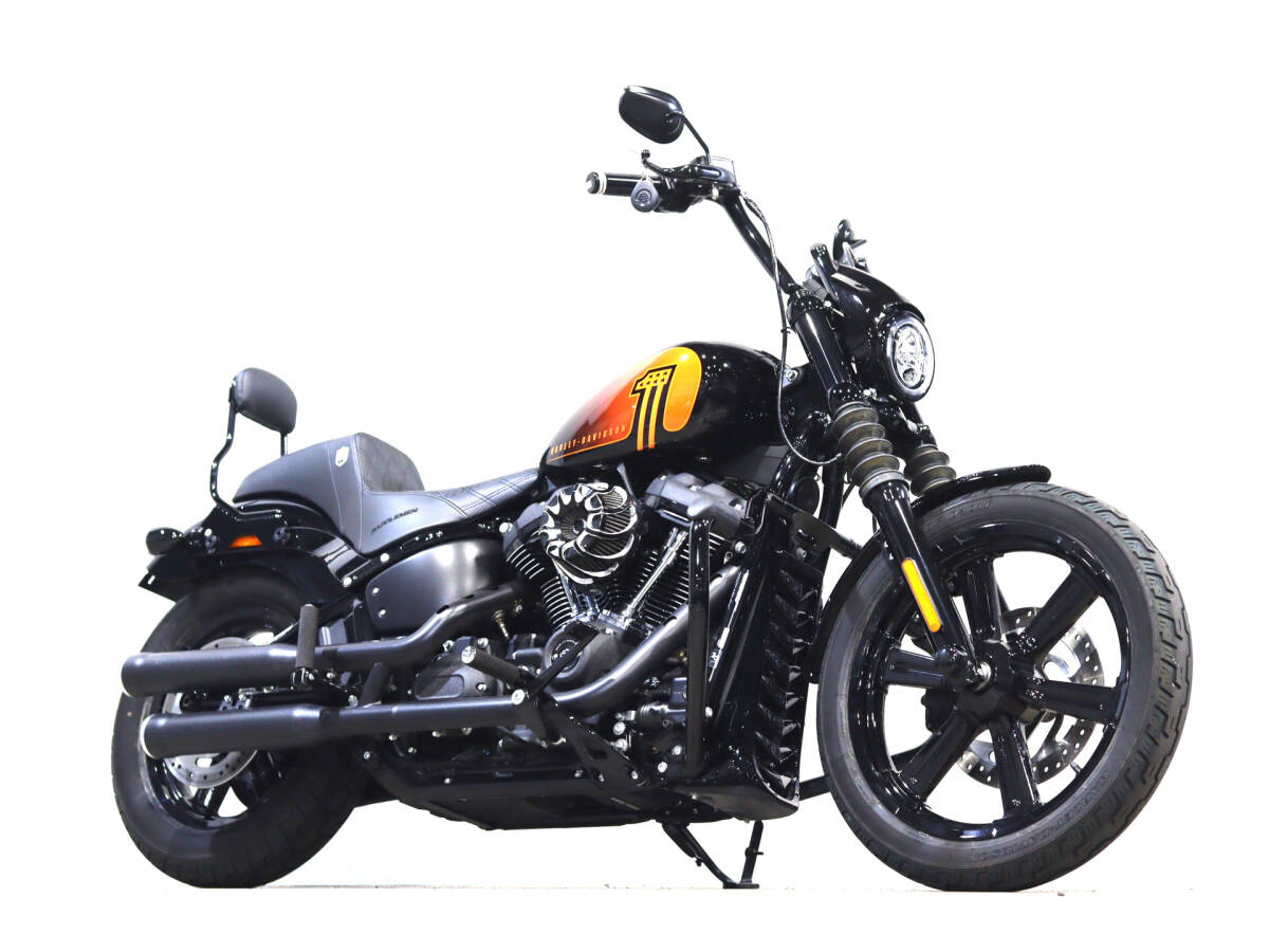 ハーレー FXBBS 2023y 3192km MW8 114 コブラマフラー アレンネスエアクリーナー サドルマンSDCシート 検8/8拍卖