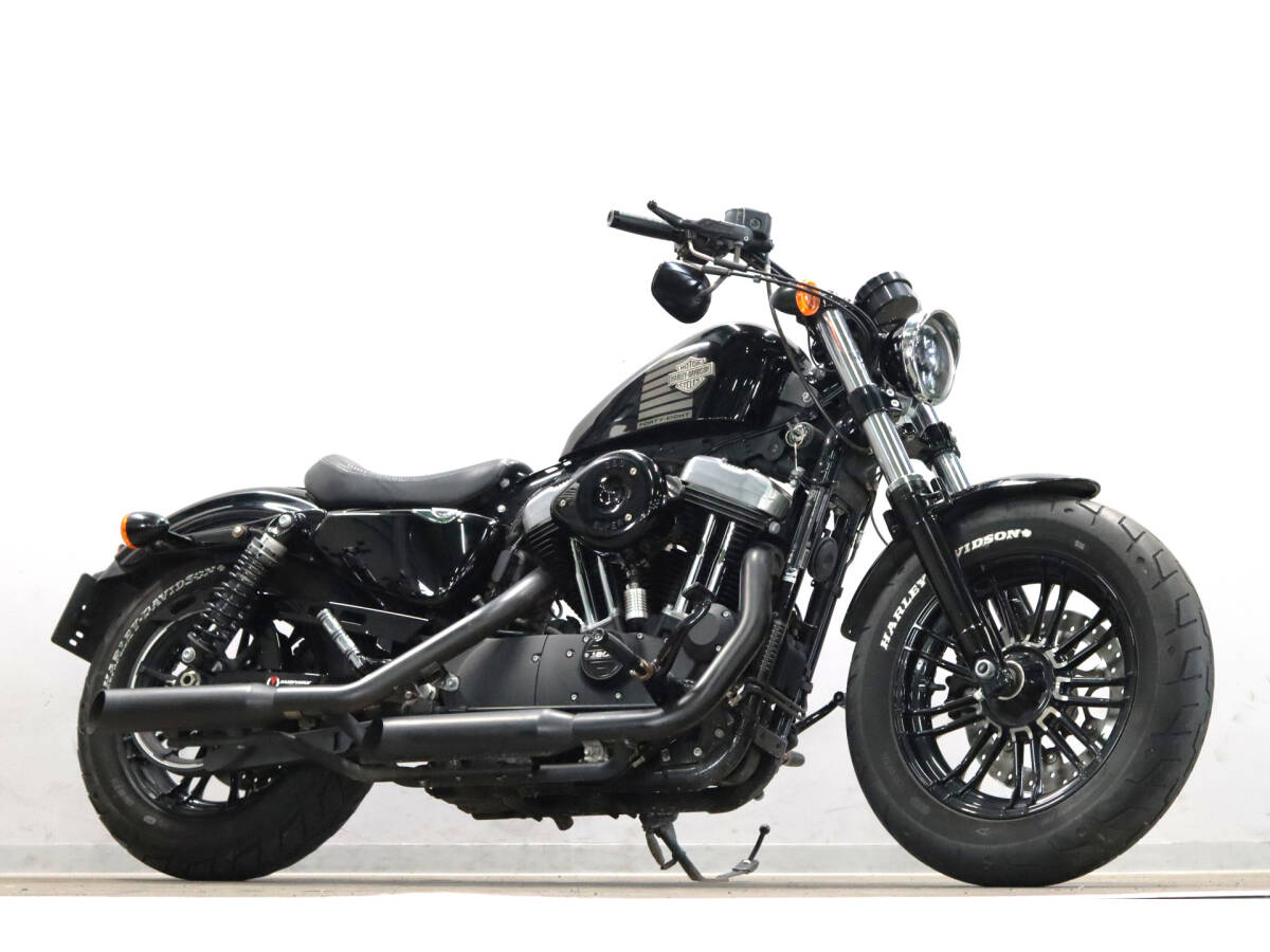 ハーレー XL1200X フォーティーエイト 2017y 後期モデル 16298㎞ 低走行 チューニング クロームワークスマフラー S&Sエアクリ ABS拍卖