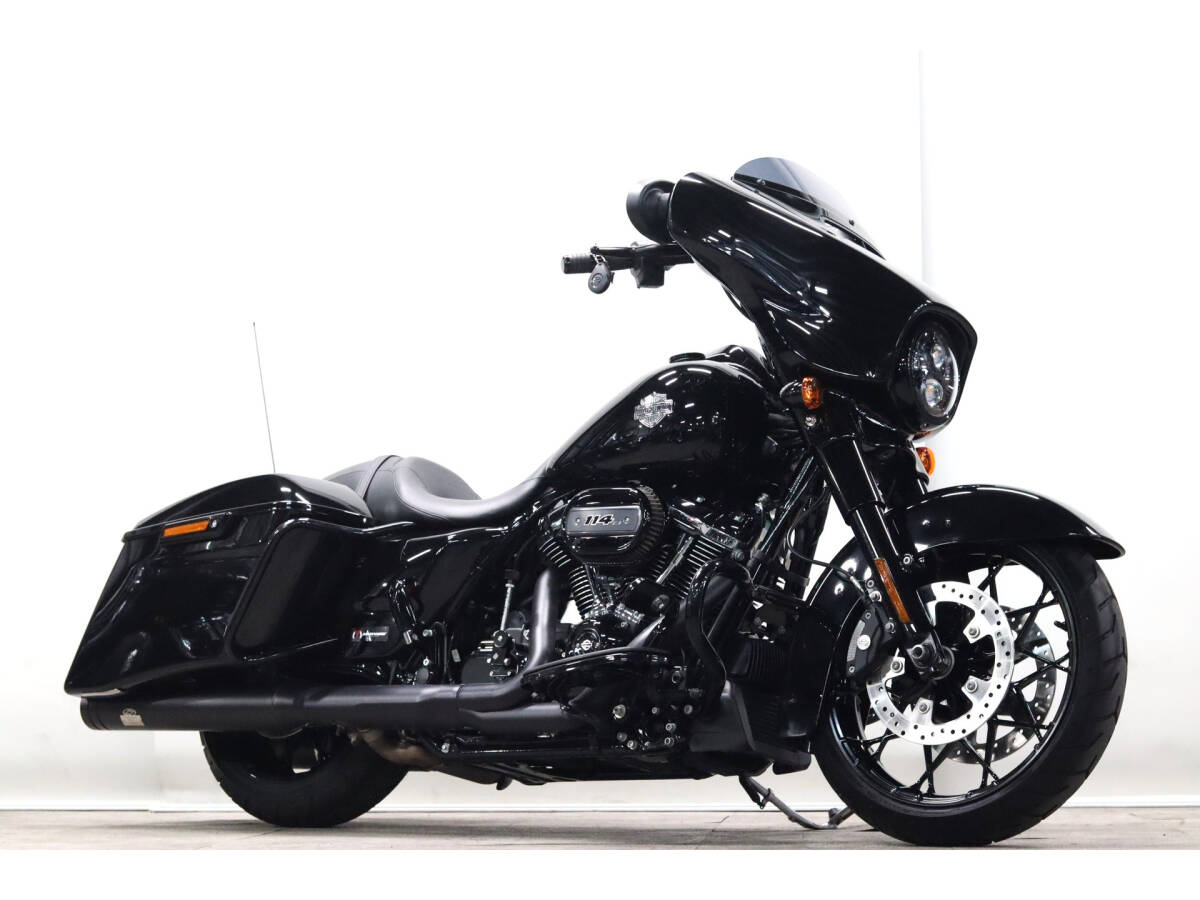 ハーレー FLHXS ストグライドスペシャル 2021y MW8 1870cc 5062km 低走行車 Jekill&Hydeマフラー 萬羽製Rギア 純正LEDライト拍卖