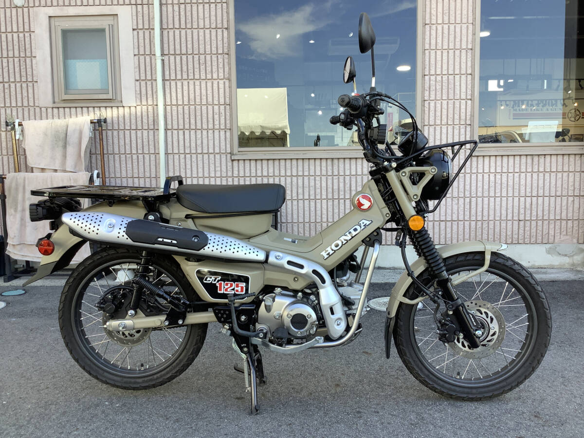 CT125ハンターカブ 滋賀県草津市発 ローンも組めます デイトナタコメーター メットホルダー スペアキー ABS JA55型 マットフレスコ拍卖