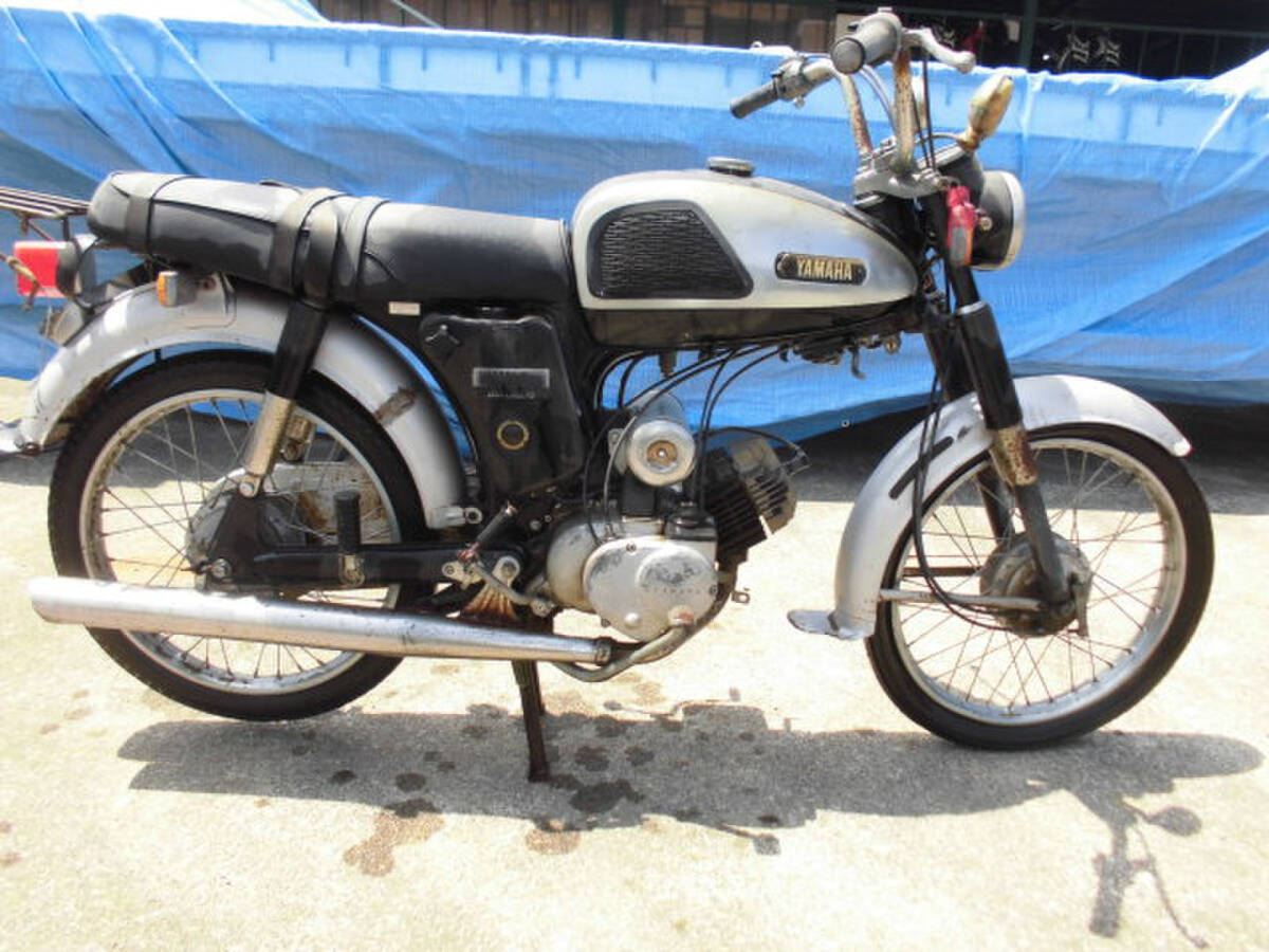 H3☆1966年☆キックNG☆キー無し☆販売証明書☆11134km☆不動レストアベース・部品取り拍卖