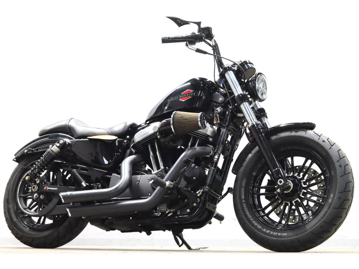 ハーレー XL1200X スポーツスター フォーティーエイト 後期モデル 2019y 10357km 低走行 バンスショートショット SEエアクリ ABS搭拍卖