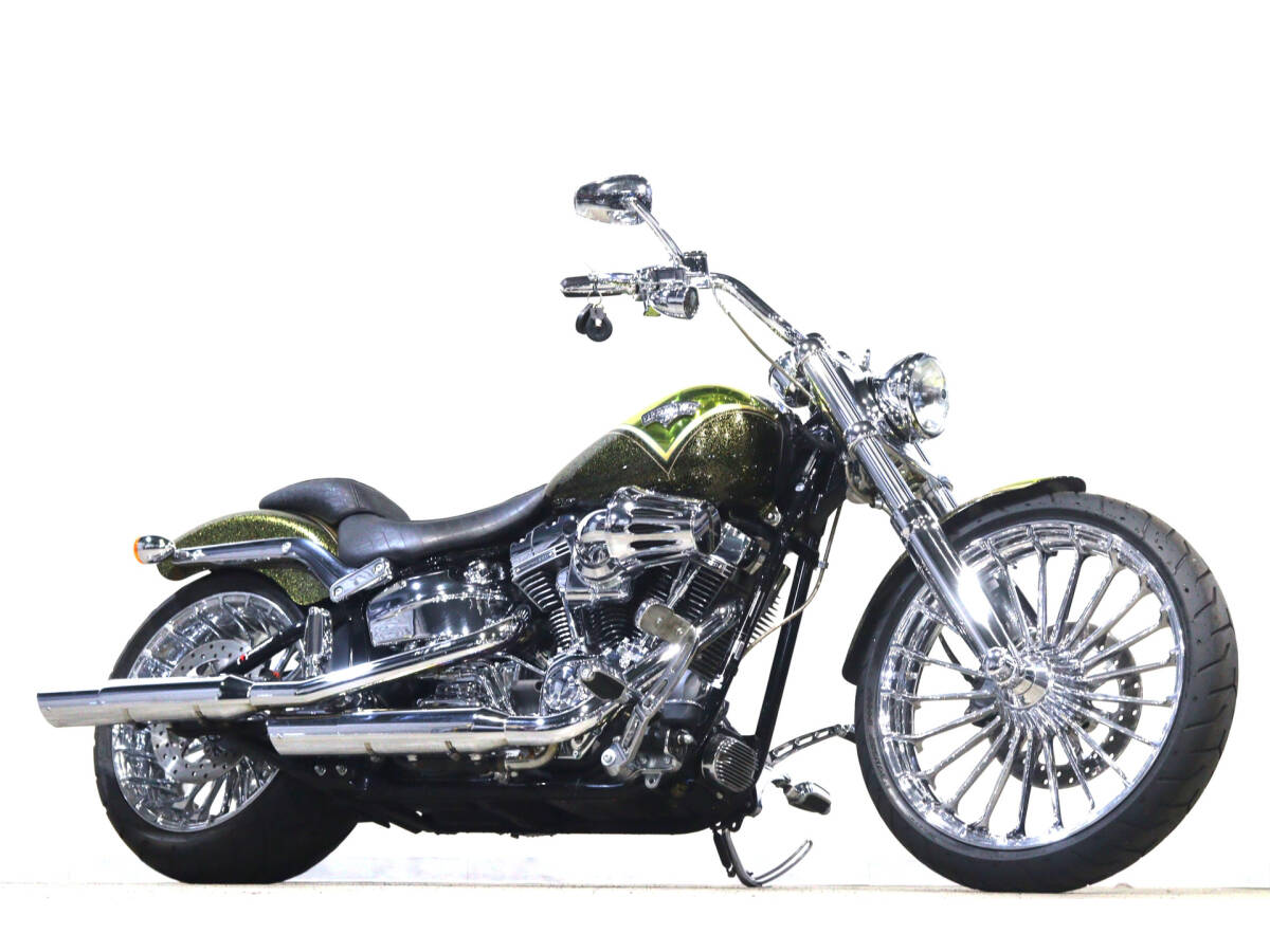 ハーレーFXSBSE CVOブレイクアウト 1801㏄ 2013y 12191km エアクリScremingEagle サイドナンバー ABS搭載 リア260拍卖