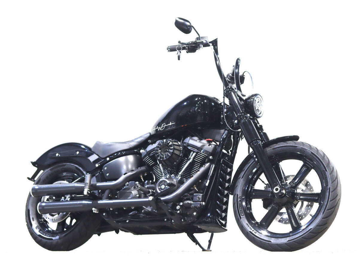 ハーレーFXBBS ストリートボブ 2022y 1868cc チューニング済 COBRAマフラー NESSエアクリ 般若バー サイモンタンクカバー ETC拍卖
