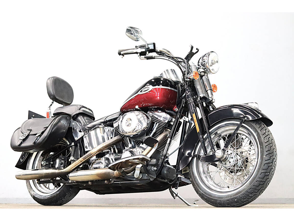 ハーレー FLSTSC 2005y TC88B 1450cc キャブ車 ストックスタイル 純正スプリンガー サンダンスボマーフルエキ サンダンスシート ETC拍卖