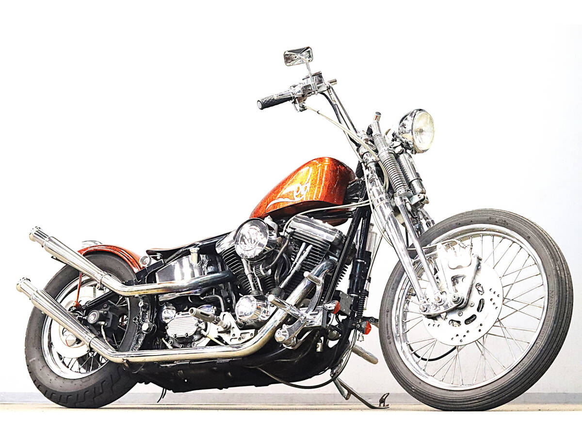 ハーレー FXSTS スプリンガー 1994y EVO 純正スプリンガー トランペットマフラー SUキャブ SUエアクリ PMキャリパー ETC拍卖