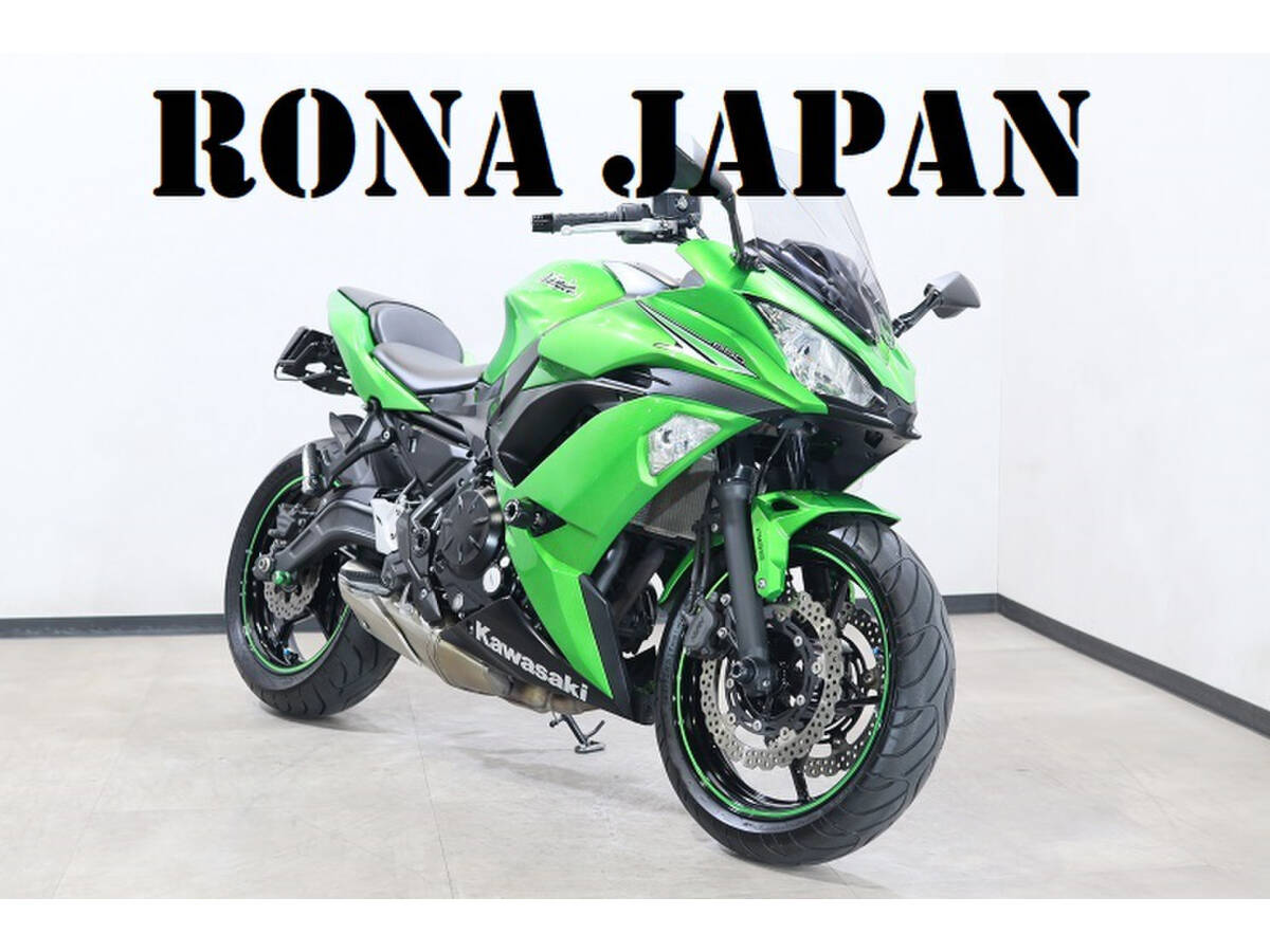 カワサキ ニンジャ650 ER650H 2018モデル 距離:36,494km ETC・ABS・社外ハンドル・フェンダーレス 【ローン可】ロナジャパン拍卖