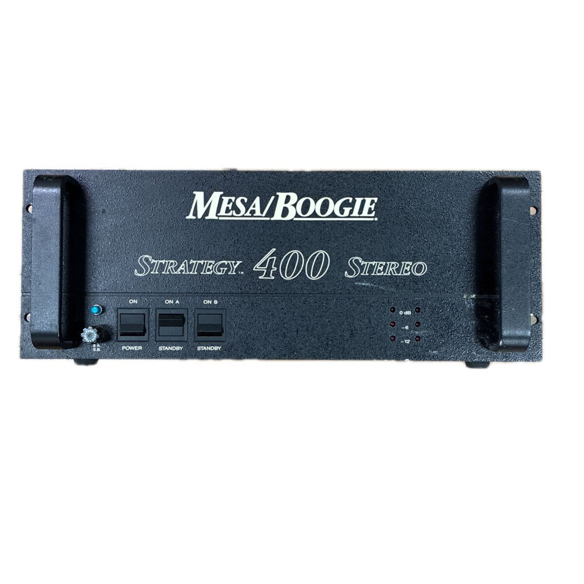 【ジャンク】MESA/BOOGIE Strategy 400 Stereo パワーアンプ チューブアンプ ギターアンプ用/PA 動作未確認・現状渡し拍卖