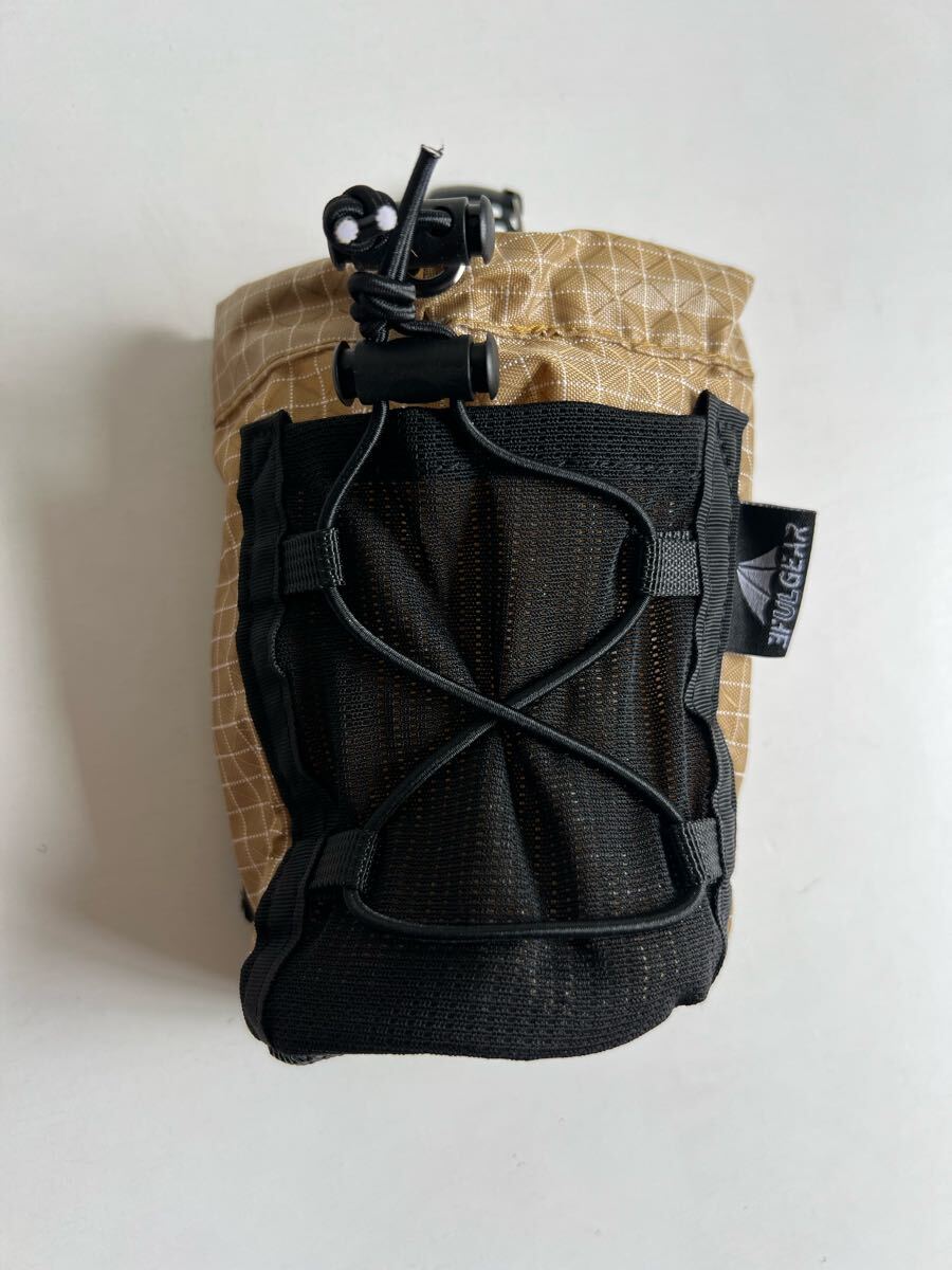 3F UL GEAR ウォーターボトルホルダー ベージュ ultralight ハイキングキャンプ アウトドア 登山 ウルトラライト ドリンクホルダー拍卖