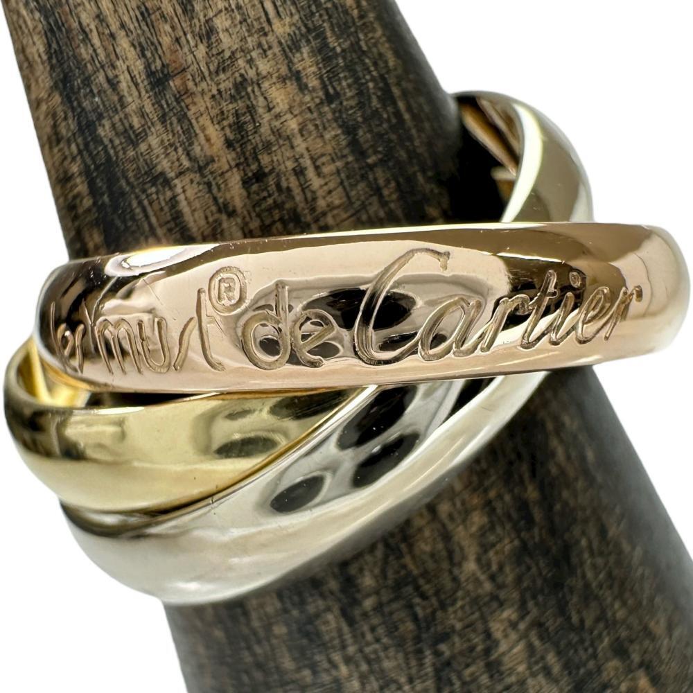 10号CARTIER/カルティエ リング・指輪 トリニティ K18ゴールド/YG/WG/PG 7.2g 50 レディース拍卖