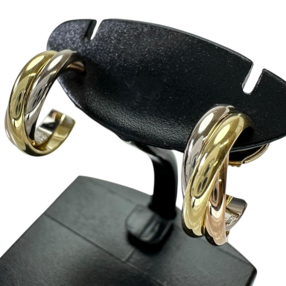 CARTIER/カルティエ ピアス トリニティ K18ゴールド/YG/WG/PG 4.3g レディース拍卖