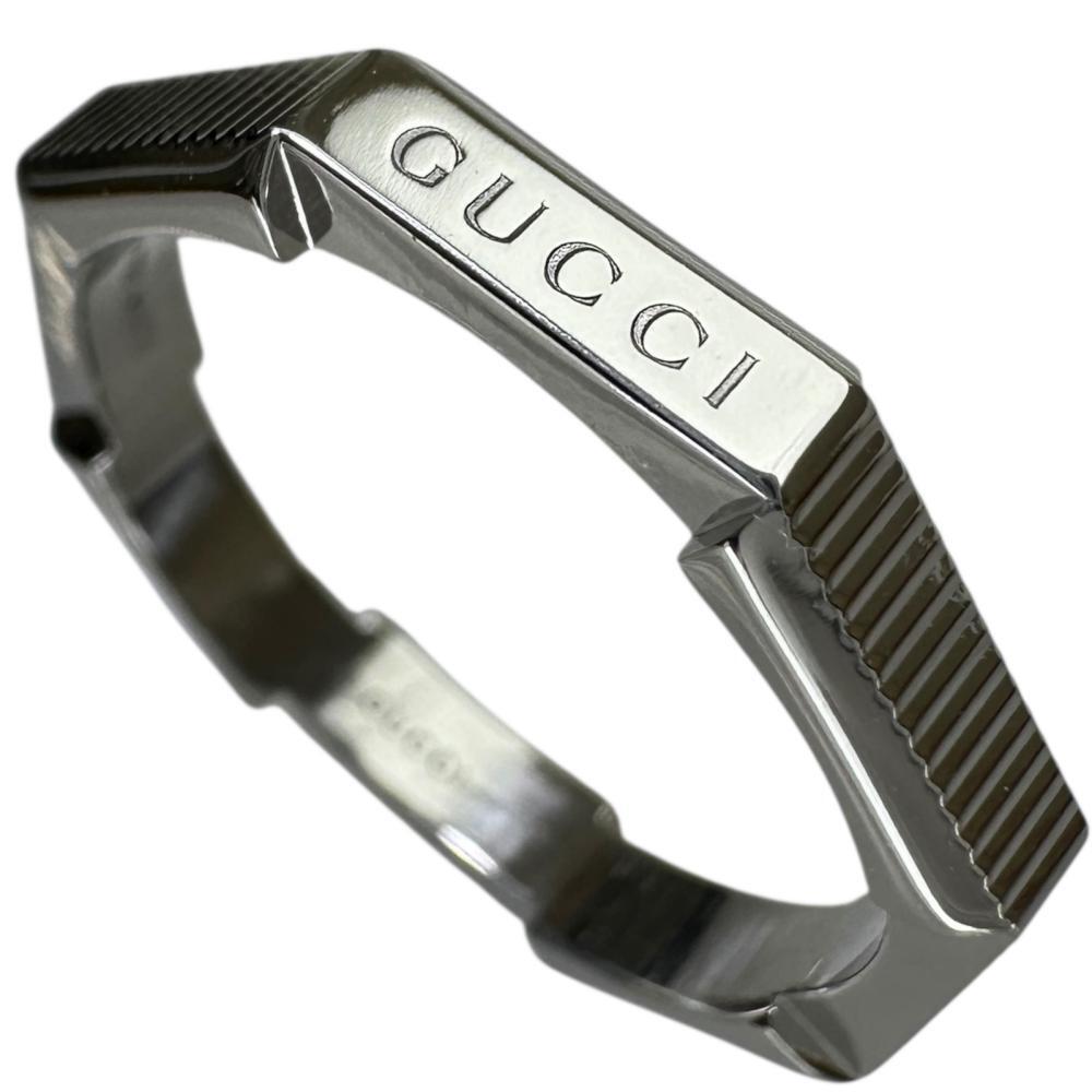 19号GUCCI/グッチ リング・指輪 リンクトゥラブ K18WGホワイトゴールド 5.6g 19 レディース拍卖