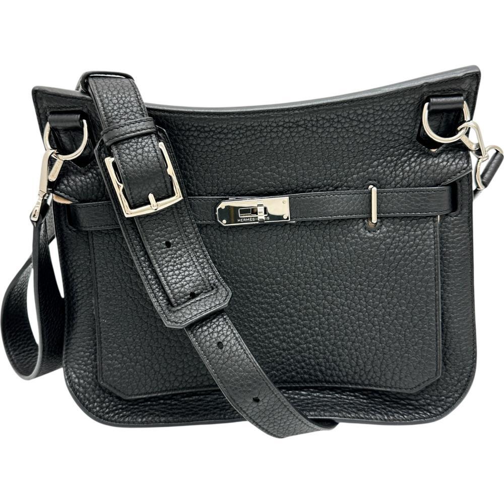 HERMES/エルメス ジプシエール28 ショルダーバッグ □N刻印(2010年) トリヨンクレマンス/レザー ブラック レディース拍卖