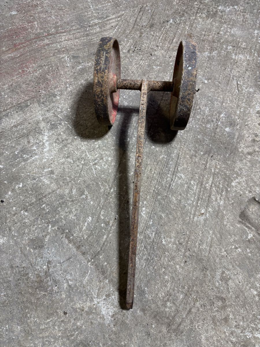 耕耘機耕うん機管理機部品 尾輪 移動車輪 イセキ クボタ ヤンマー シバウラ 三菱 など 適合機種不明 寸法にてご確認 拍卖