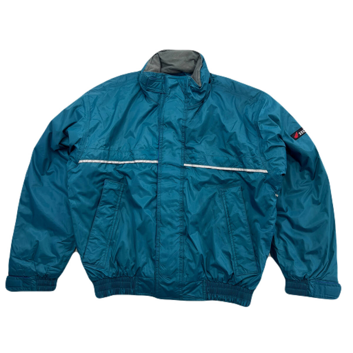 ホンダ ナイロンジャケット 防寒 肩ロゴワッペン ライトグリーン メンズ Mサイズ 作業着 ●BE344拍卖