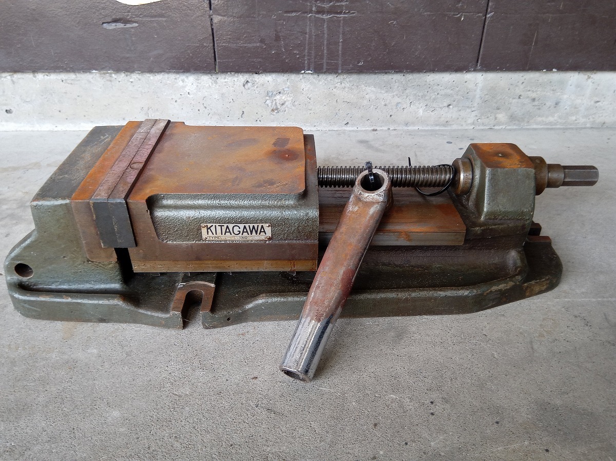 【引き取り限定】 中古品 KITAGAWA 北川 マシンバイス TYPE VK-200 ※重量物のため発送不可【埼玉県行田市 発送不可】拍卖