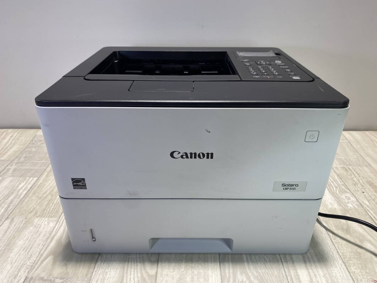 ☆Cannon キャノン モノクロ レーザー プリンター A4 Satera LBP312i 【通電確認済/現状品】 (PN5K-12) 拍卖