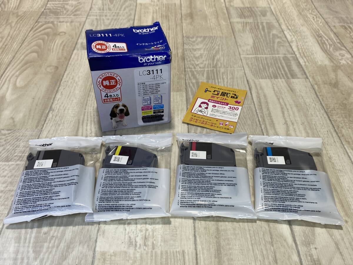 【 ☆ 】BROTHER ブラザー インク 純正 期限切れ 4色 LC3111-4PK 【未開封/未使用/現状品】 (PN5K-76) 拍卖