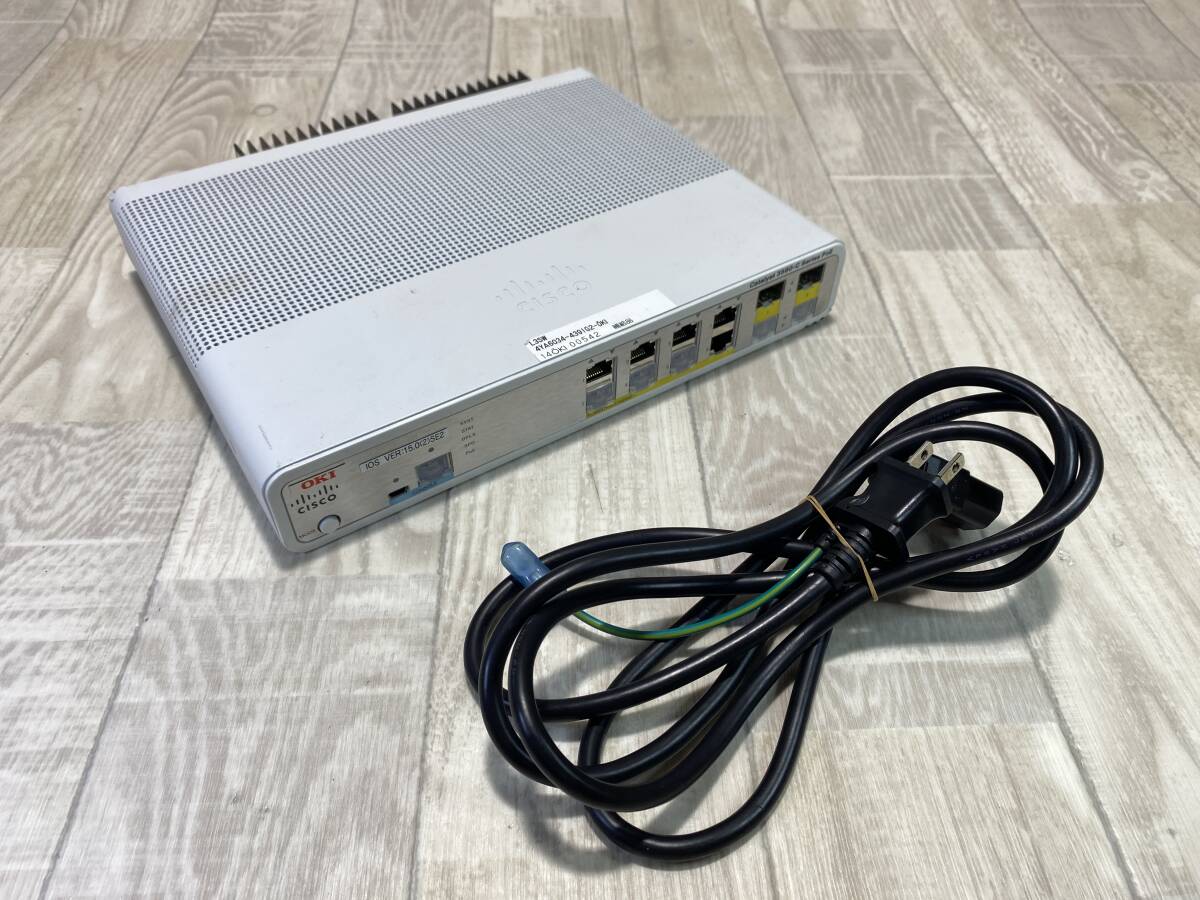 ☆CISCO シスコ ルーター コンパクトスイッチ WS-C3560C-8PC-S 【通電確認済/現状品】(PN5k-85)拍卖
