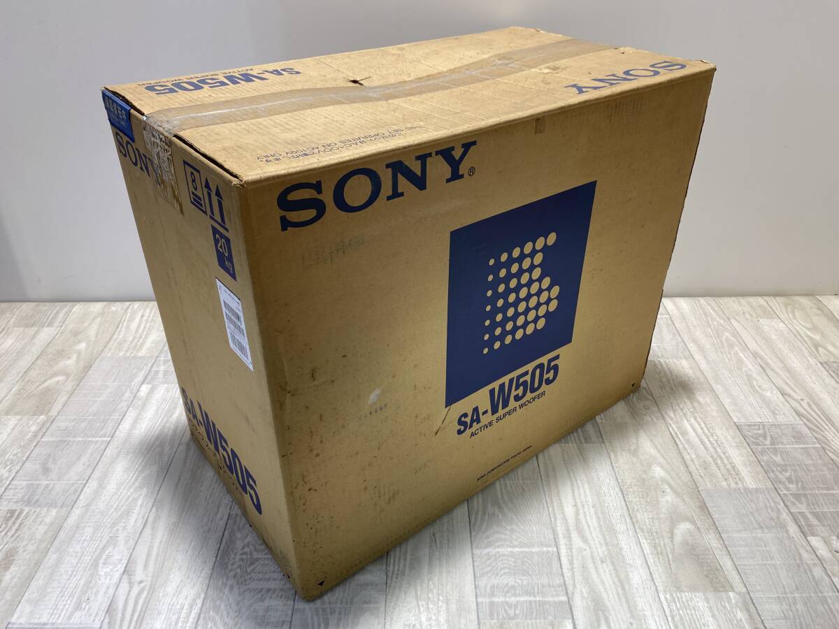 ☆SONY ソニー アクティブサブウーファー アンプ内蔵 SA-W505 【未開封/未確認/現状品】(PN5k-86)拍卖