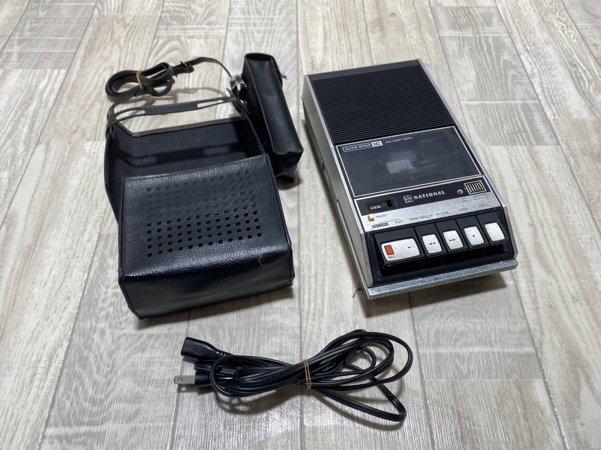 ☆ナショナル National カセットレコーダー カセットテーププレーヤー レトロ RQ-413 【動作確認済/現状品】(PN5k-89)拍卖