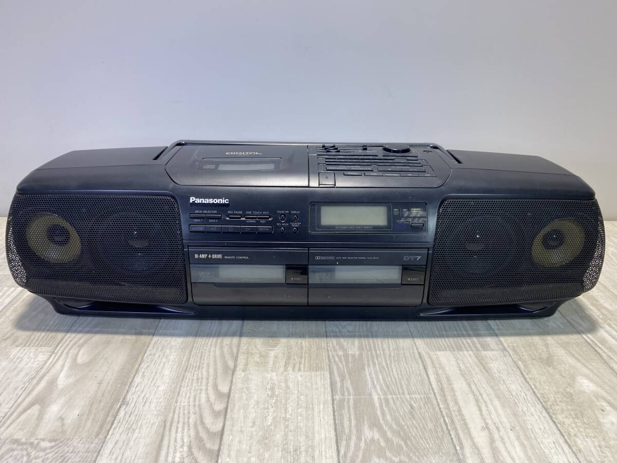 ☆Panasonic パナソニック ラジカセ バブルラジカセ レトロ RX-DT7 【動作確認済/現状品】(PN5k-110)☆拍卖