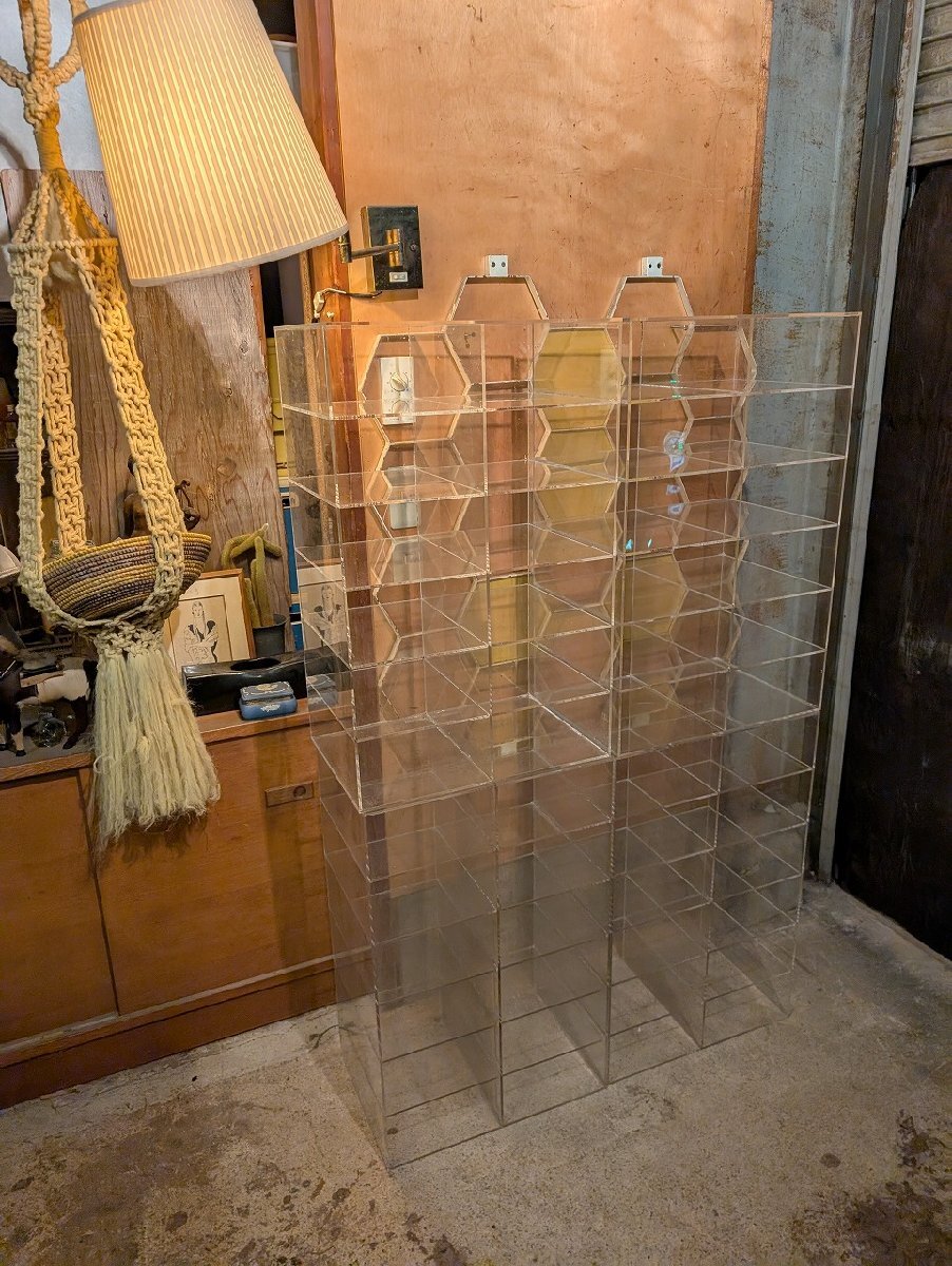 @複数出品 在庫7 アクリル ボックス クリアーケース 飾り棚 マス棚 ショーケース/シューズケース コレクション フィギュア スペースエイジ拍卖