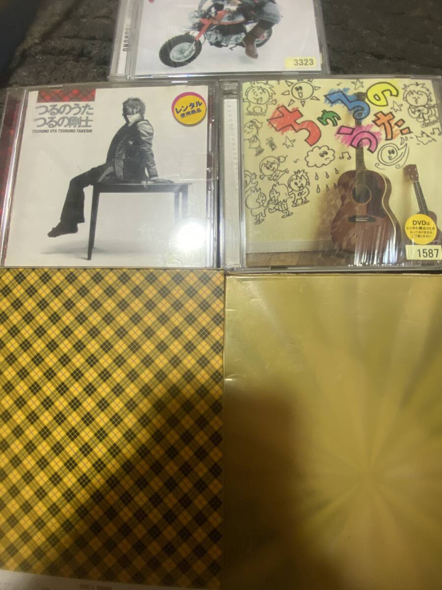 つるの剛士 2DVD つるのえいと+つるのいろ +カバーアルバム CD 計5枚セット ジャンク品拍卖
