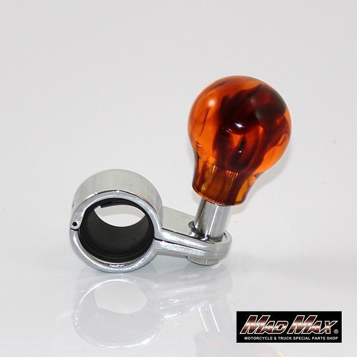 MADMAX トラック用品 ハンドルスピンナー マーブル 琥珀色/17プロフィア 17レンジャー ベストワンファイター【送料800円】拍卖
