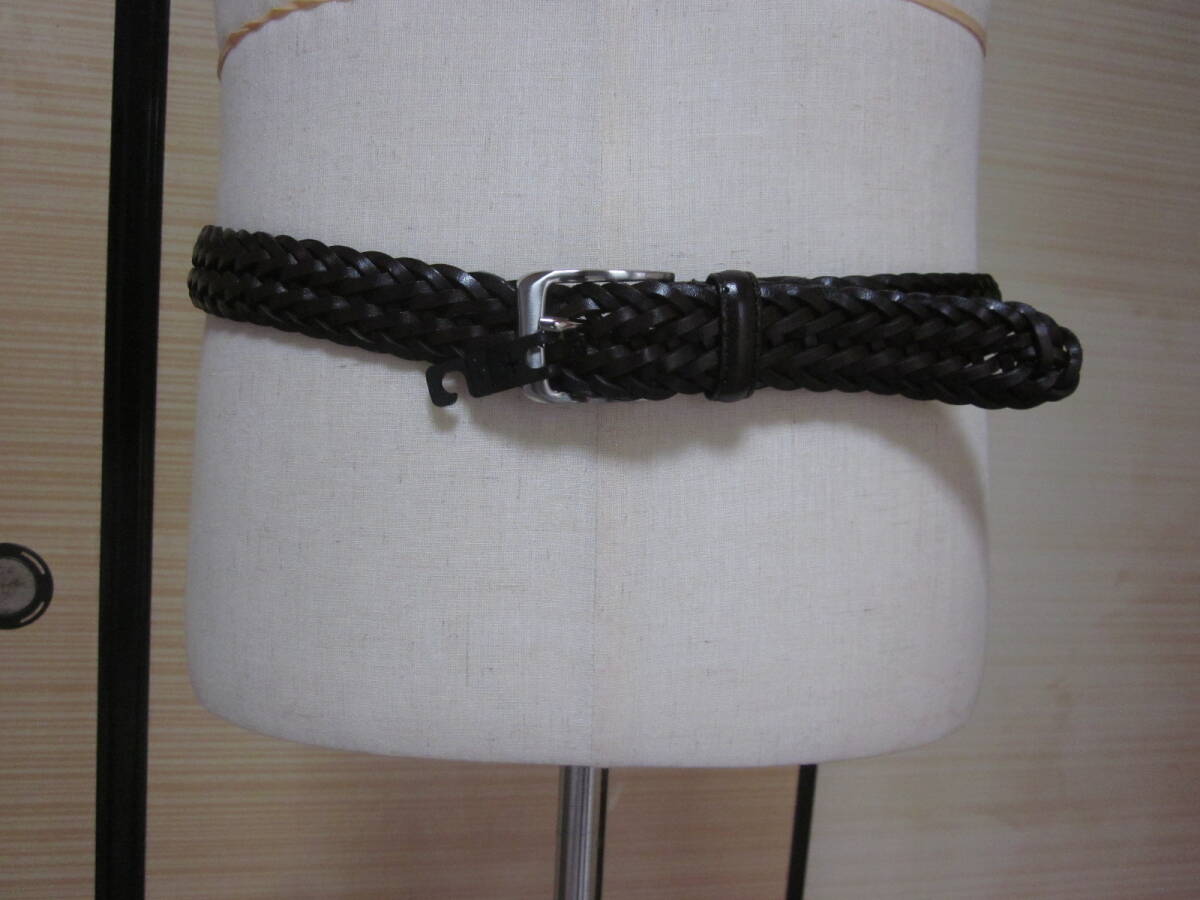 ☆☆☆【 新規出品 】ユナイテッドアローズ GREEN LABEL RELAXING:牛革メッシュ仕様ベルト:サイズ表示 M (約85CMぐらいまで)送料無料拍卖