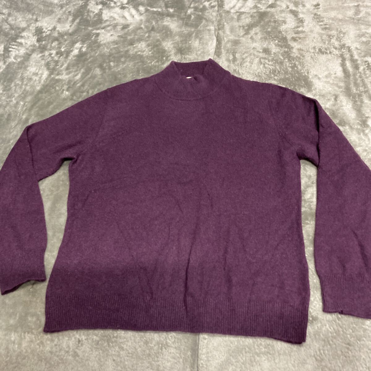 laruvix カシミヤ100 長袖ニットセーター サイズM拍卖