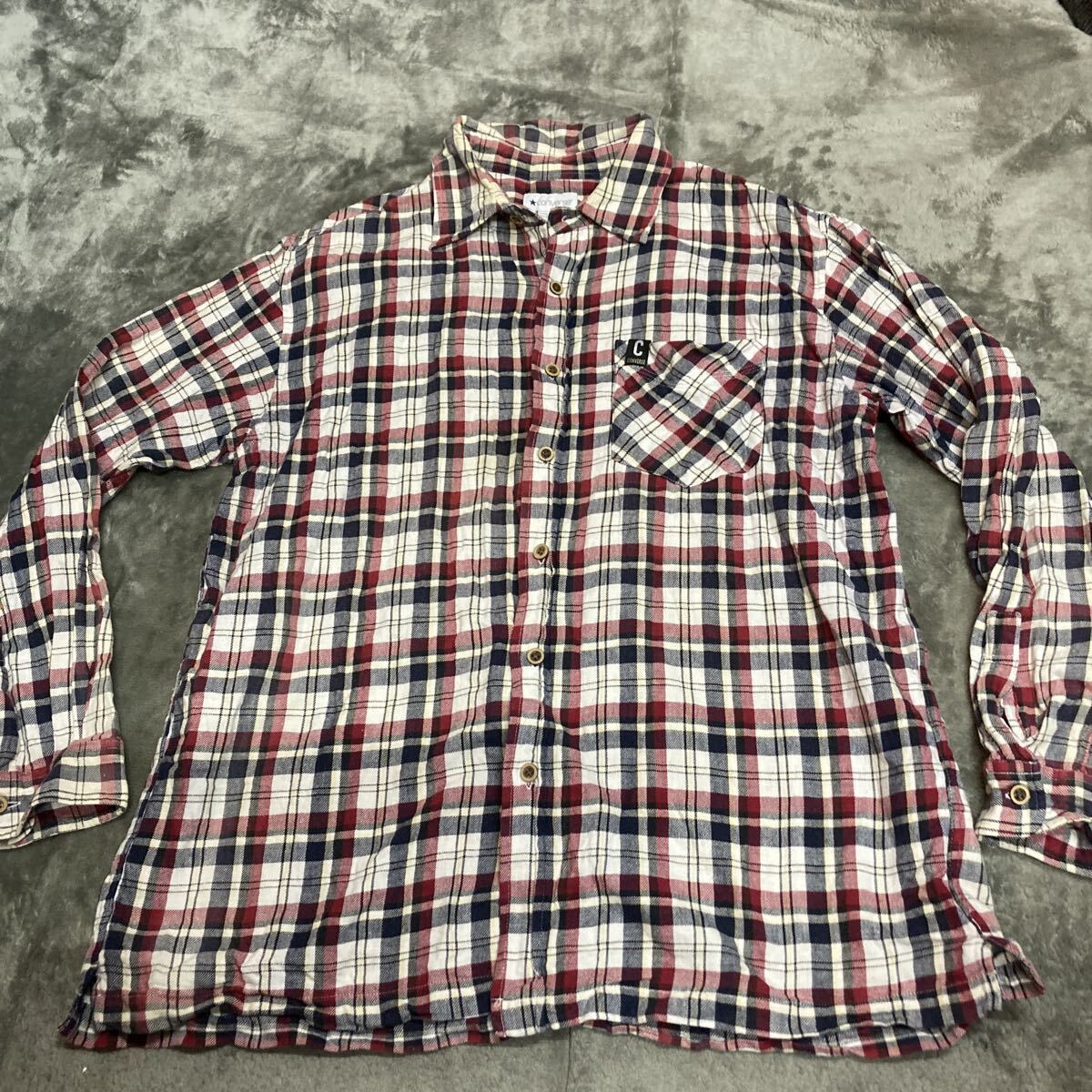 converse 長袖シャツ チェック サイズ2L拍卖