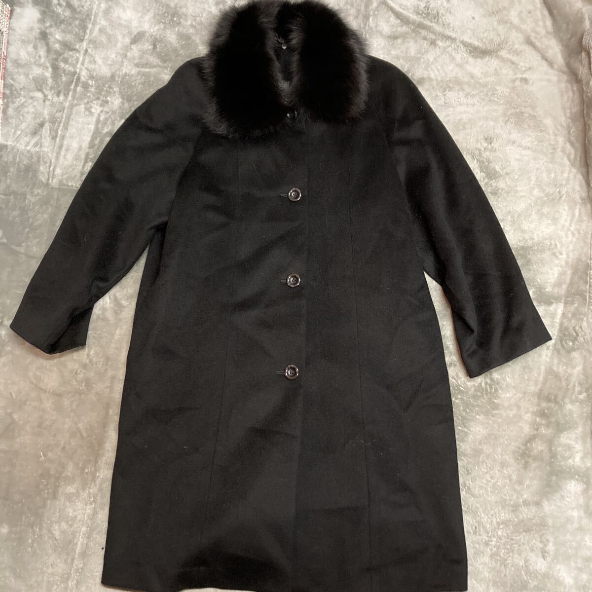 EARTHY MODE カシミヤ混 ロングコート サイズL拍卖