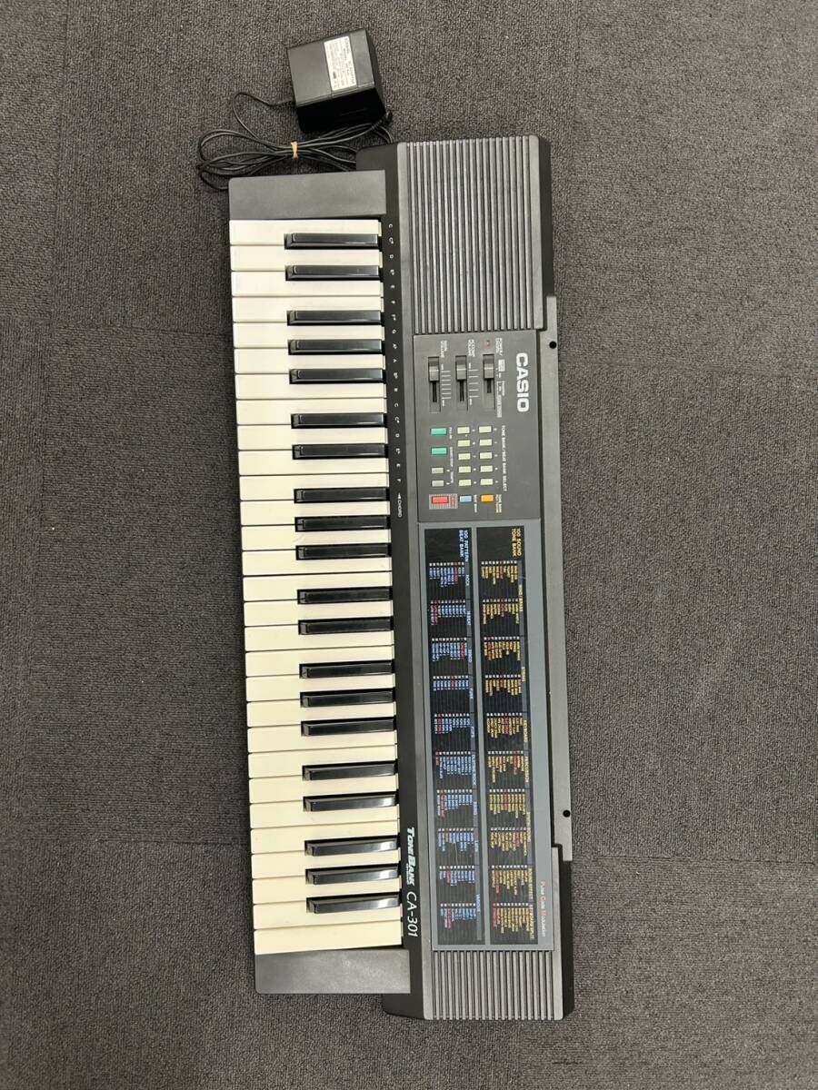 1283■CASIO カシオ TONE BANK CA-301 キーボード 電源OK バンド 音楽 楽器 ヴィンテージ 電子ピアノ拍卖