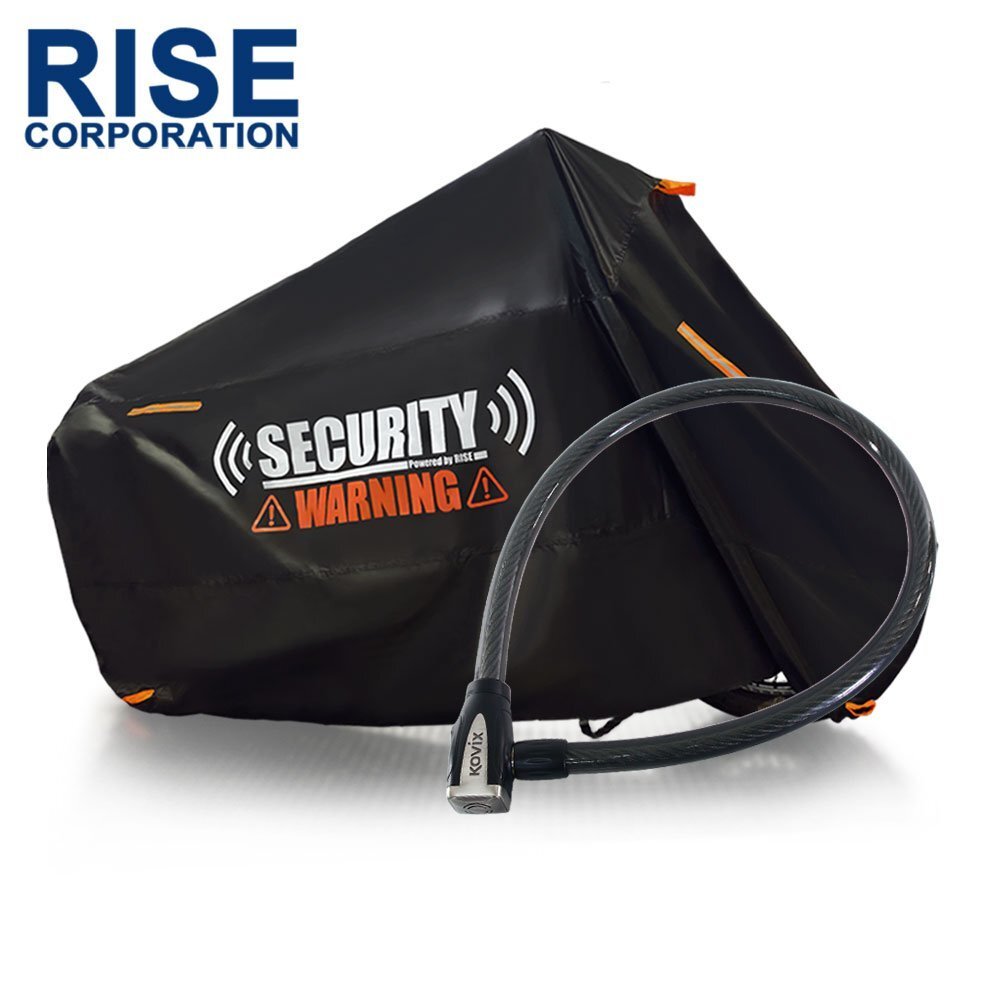 セキュリティ バイクカバー 頑丈 ワイヤーロック バイク 自転車 防犯 ZZR1200 Z1000 W800 フュージョンX MT-10 CBR600F 大型 動画有拍卖
