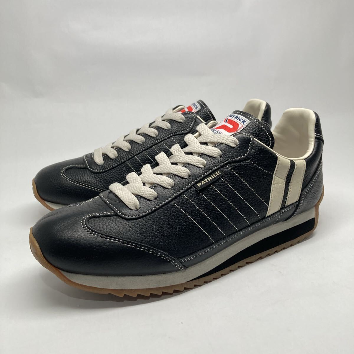 即決!定番! 日本製 PATRICK MARATHON-L BLK 98701 サイズ 39 / パトリック マラソン レザー 黒 ブラック拍卖